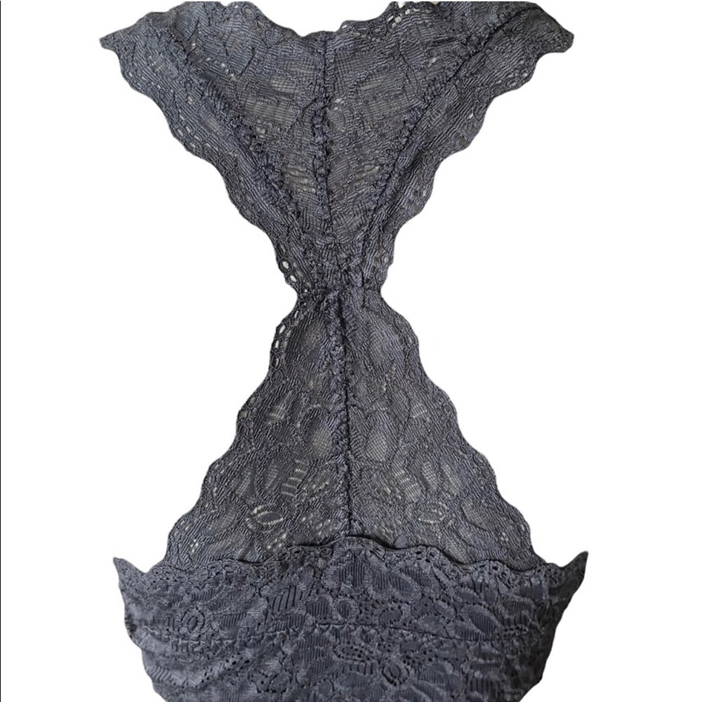 Felina Lace Gray Bralet Size S - Picture 3 of 7